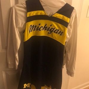University of Michigan Cheer Outfit